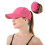 2Pcs Women Criss Ponytail Baseball Cap,Pink+Black 8