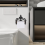 Black Toilet Roll Holder Towel Set,Iron 8