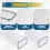 Airtight Food Storage Container, for Pantry Organization and 6