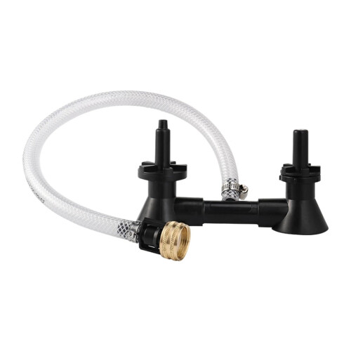 Double Head Beer Bottle Washer Cleaner with Kitchen Faucet Bar Tools