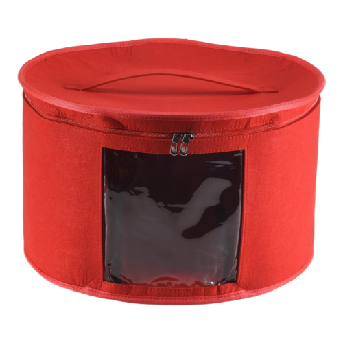 Hat Box Organizer Round Travel Boxes Foldable Storage Bag D 2