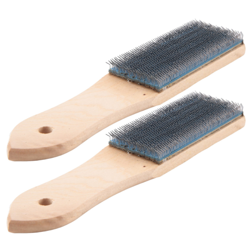 File Brush Cleaner Remove Chip Metal Bits 8.26 Inch Length, 2 Pieces 2