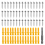 50PCS Seamless Nails Double-Headed Screw Solid Wood Baseboard Screws 2