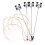 4 PCS HO Scale Model lighting tower,tower lights Lights 2