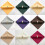 10Pcs 48X48cm Polyester Cloth Napkins for Restaurant, Dark Green 6