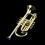 Trumpet Kids Musical Educational Toy Gold 11