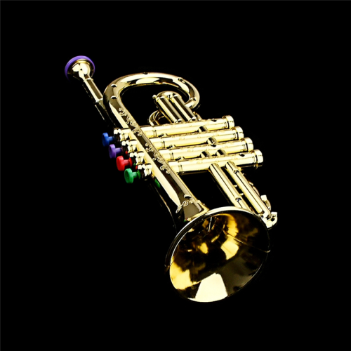 Trumpet Kids Musical Educational Toy Gold
