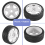 103mm 1/8 Scale RC Off Road Tires Wheel 17mm Hex,White 9