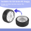 103mm 1/8 Scale RC Off Road Tires Wheel 17mm Hex,White 8