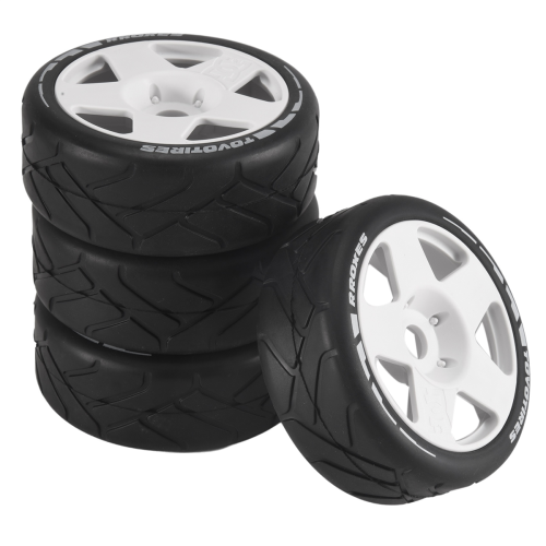 103mm 1/8 Scale RC Off Road Tires Wheel 17mm Hex,White 2