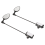 2 Pack Bike Helmet Mirror, 360 Degree Adjustable 4