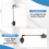 2 Pack Bike Helmet Mirror, 360 Degree Adjustable 6