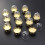 Golden Cake Pan with Stand and Dome Cover, 24 Single Cup 7