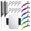 Parting Ring Hair Selecting 6 Sectioning Styling Clips 1
