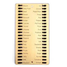 Metal Grocery List,Reusable Shopping List,For Home
