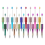18Pcs Diamond Beadable Pen 18 Colors Plastic Bead Ballpoint 2