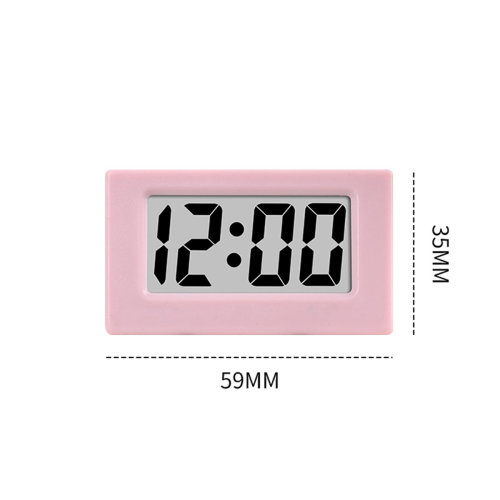Mini Clock LED Screen Lectronic Digital Alarm Desktop Blue 2