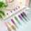 18Pcs Diamond Beadable Pen 18 Colors Plastic Bead Ballpoint 5