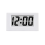 Mini Clock LED Screen Lectronic Digital Alarm Desktop White 2