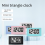 Mini Clock LED Screen Lectronic Digital Alarm Desktop Blue 6