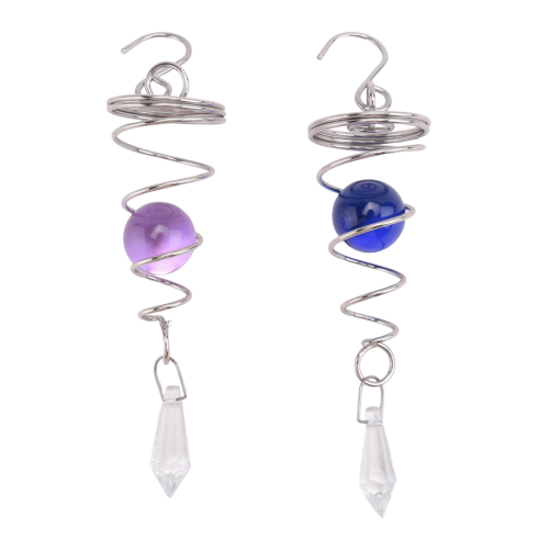 Ball Spiral Tail Decorative Wind Spinner Stabilizer Chimes 1