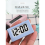 Mini Clock LED Screen Lectronic Digital Alarm Desktop White 7