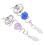 Ball Spiral Tail Decorative Wind Spinner Stabilizer Chimes 4
