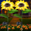 2 Pack Sunflower Solar Light Outdoor Waterproof LED 6
