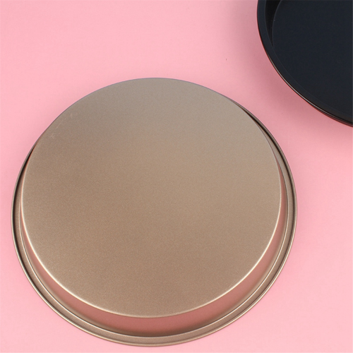 Round Pizza Mould Plate Pan Baking Tray 11In Black 1