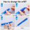6 Pcs Big Pens Jumbo Pen Bulk with Refills Extra Large Ballpoint 5