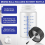60 Pcs Touch up Paint Bottles with Applicator Brush and Lids 7