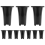 10Pcs Plastic Deep Plant Nursery Pots, Thick Stable Tall Tree Pots 5