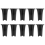 10Pcs Plastic Deep Plant Nursery Pots, Thick Stable Tall Tree Pots 7