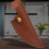 Cowhide Knife Sheath With Belt Ring Portable 6
