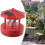 LED Solar Powered Lighthouse,360 Degree Rotating Lamp A 7