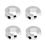 4pcs SBR20 Linear Rail Stop Collars Aluminum Alloy 1