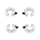4pcs SBR20 Linear Rail Stop Collars Aluminum Alloy 6