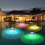 4PCS Solar Floating Pool Light, Waterproof LED Color Changing 7
