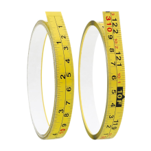 Right to Left Reading 310cm/122-Inch Imperial and Metric Ruler Tape