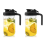 2set 32OZ Jar Pour Spout Lid-Glass Pitcher with Lid 2