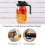 2set 32OZ Jar Pour Spout Lid-Glass Pitcher with Lid 5