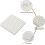Ceramic Refractory Pad, 96 Points Bar Stilt Pottery Kiln 10