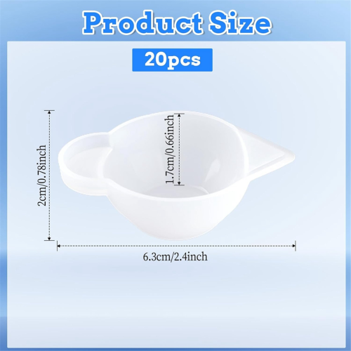 20PCS Resin Mixing Cups, Small Silicone Molds Cup 2