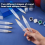 10Pack 3mm Empty Fillable Blank Paint Touch Up Pen Markers 8