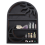 Wood Storage Shelf - Stylish and Practical Wall Shelf, Crescent Sun 1
