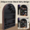 Wood Storage Shelf - Stylish and Practical Wall Shelf, Crescent Sun 7
