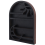 Wood Storage Shelf - Stylish and Practical Wall Shelf, Crescent Sun 3