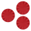 Wave Round Placemat, Anti-scalding Mat,Kitchen Table Mat,Red 2