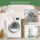 Dryer Vent Wall Plate with Hose(4 inch 8 feet), A 3