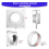 Dryer Vent Wall Plate with Hose(4 inch 8 feet), A 6